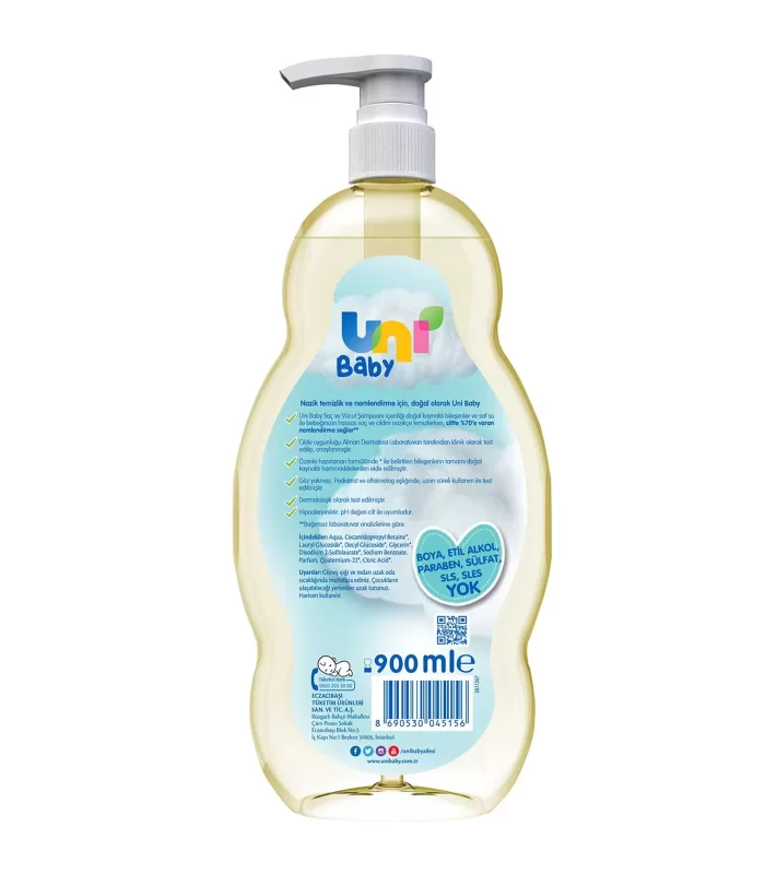 Uni Baby Bebek Şampuanı 900 Ml