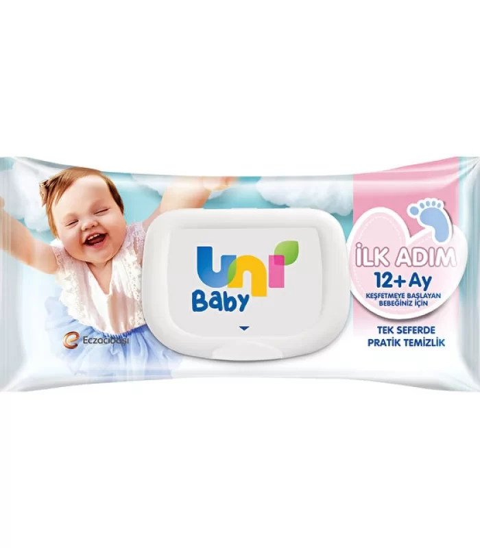 Uni Baby İlk Adım Islak Havlu Mendil 52 Yaprak