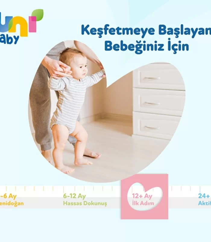 Uni Baby İlk Adım Islak Havlu Mendil 52 Yaprak