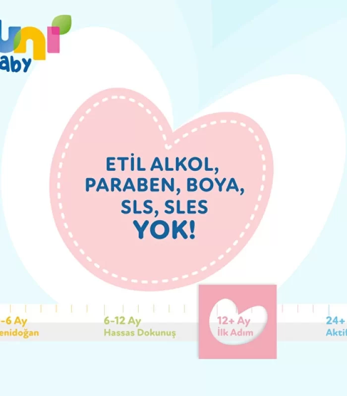 Uni Baby İlk Adım Islak Havlu Mendil 52 Yaprak