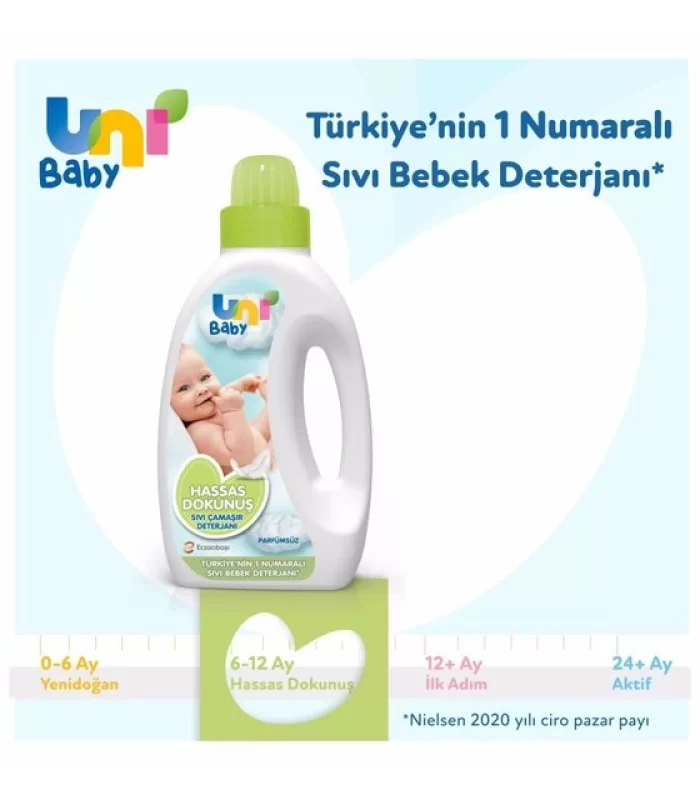 Uni Baby Sensitive Sıvı Çamaşır Deterjanı 1500 ml