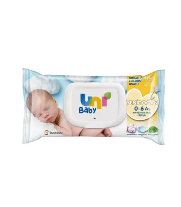 Uni Baby Yenidoğan Islak Havlu Mendil Tekli Paket 40lı