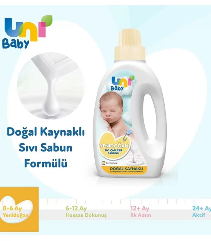 Uni Baby Yenidoğan Sıvı Çamaşır Sabunu 1500 Ml