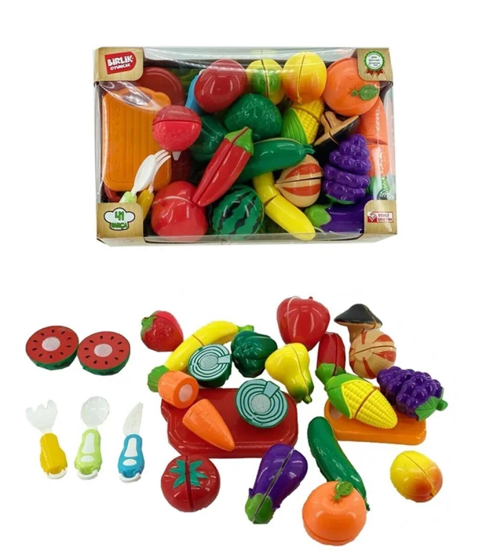 URT007-KUTU-3 41 PCS KESİLEBİLEN MEYVE SEBZE MANAV