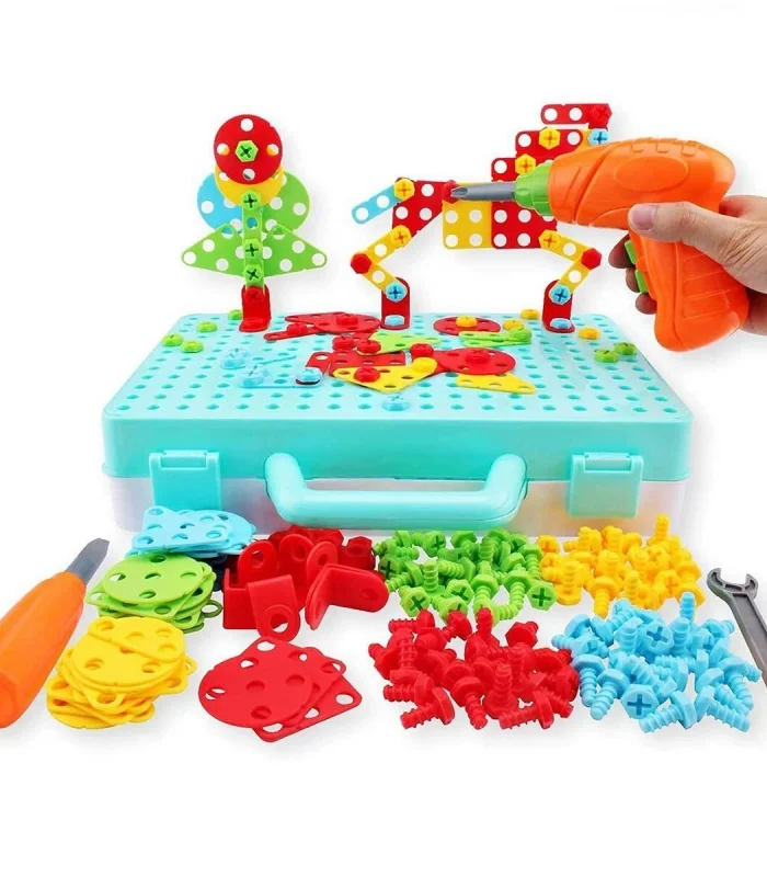 URT014-001 Birlik, 3D Eğitici Matkap Seti Hayvanlar Özel Fiyatlı Ürün