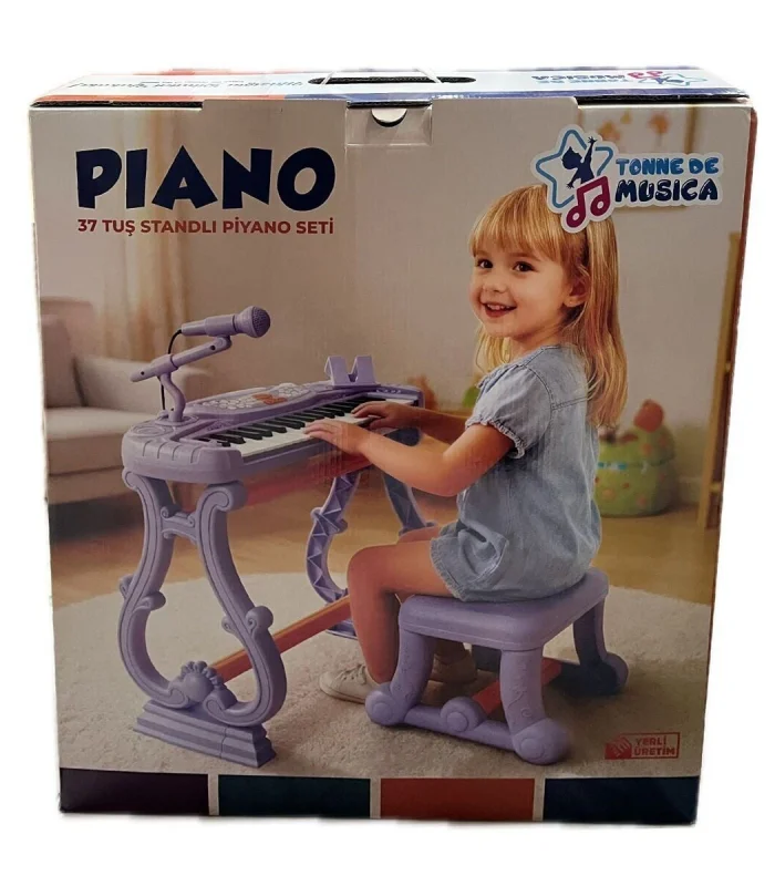 URT033-003 AYAKLI 37 TUŞ PİANO ORG - LİLA