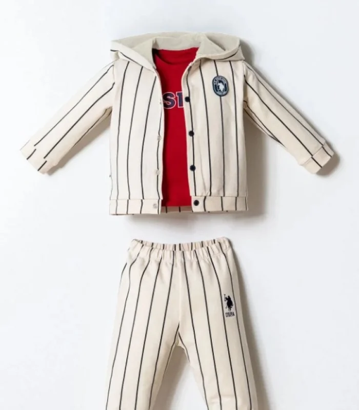 U.s. Polo 3lü Takım Usb2871 Kırmızı