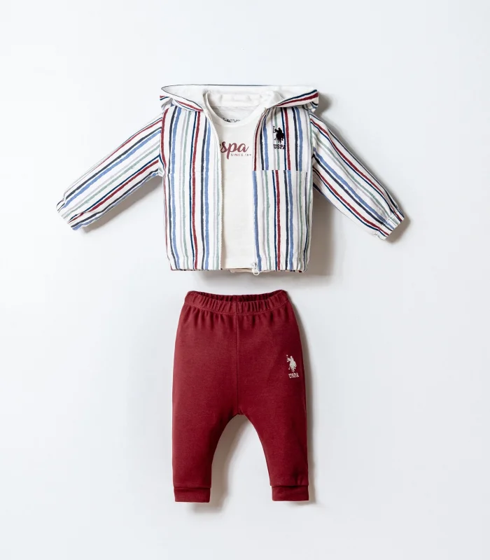 U.s. Polo 3lü Takım Usb2878 Beyaz