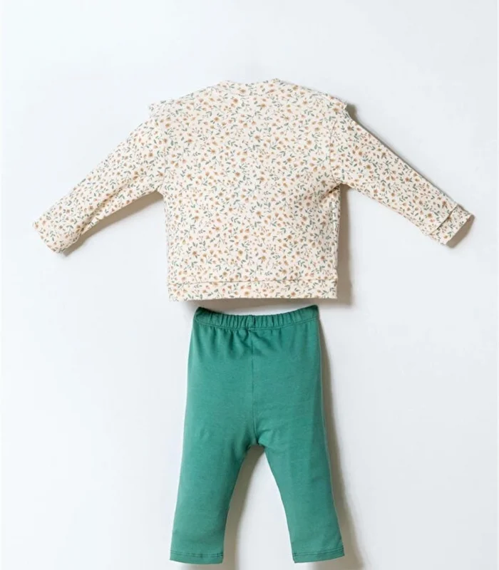 U.s. Polo 3lü Takım Usb2981 Ekru Yeşil