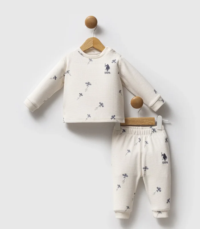 U.s. Polo Assn 2 Li Takım Usb2605 Ekru