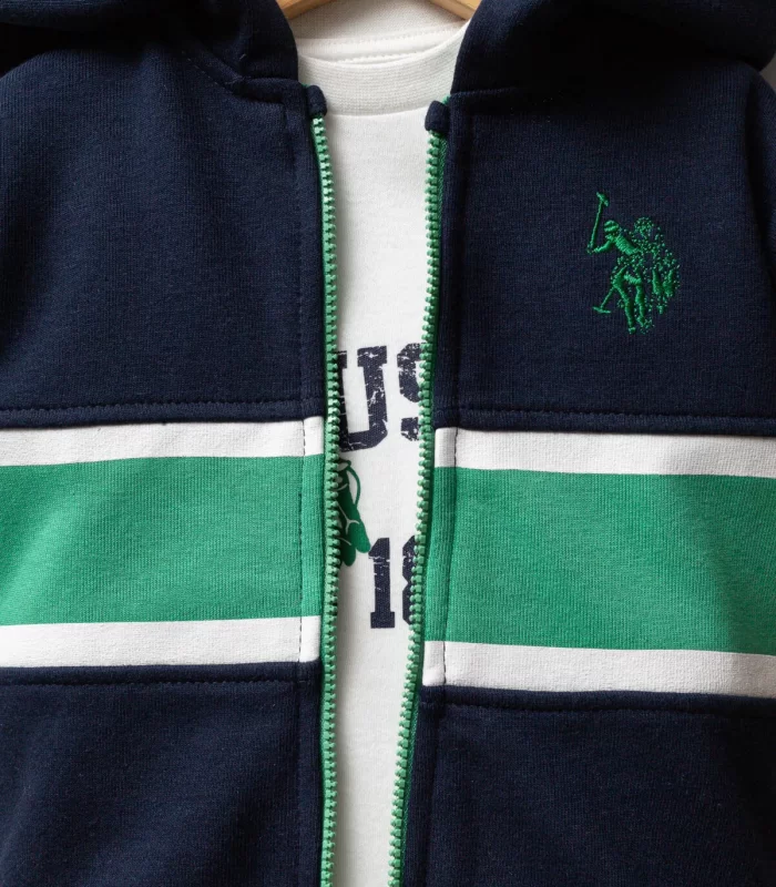 U.s. Polo Assn 3lü Takım Usb2553 Lacivert-yeşil