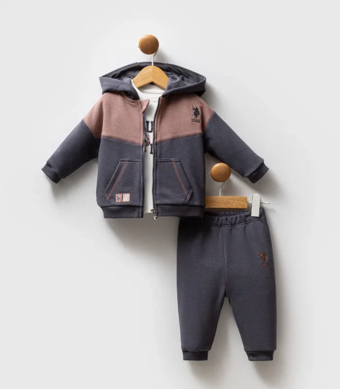 U.s. Polo Assn 3lü Takım Usb2561 Füme