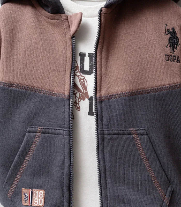 U.s. Polo Assn 3lü Takım Usb2561 Füme