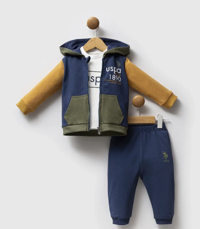 U.s. Polo Assn 3lü Takım Usb2574 İndigo Hardal