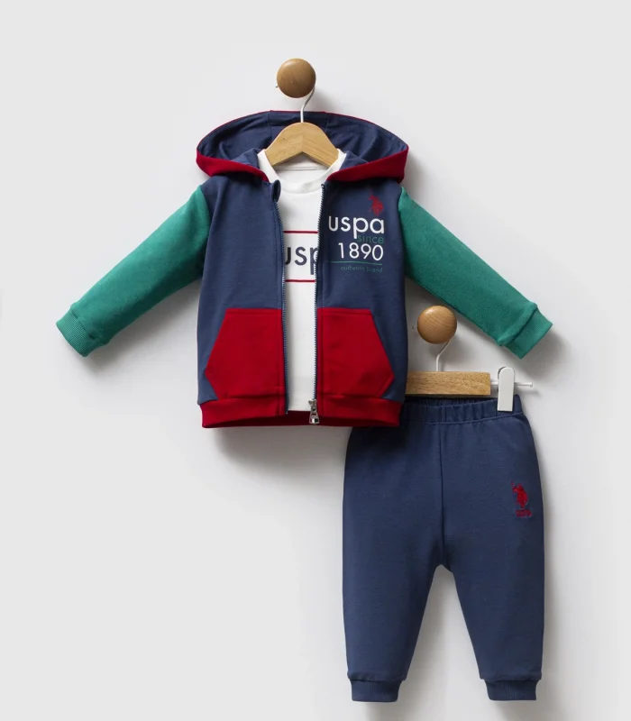 U.s. Polo Assn 3lü Takım Usb2574 İndigo Yeşil