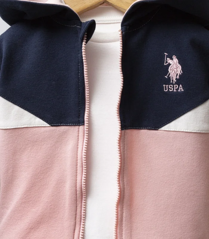 U.s. Polo Assn 3lü Takım Usb2758 Açık Pembe
