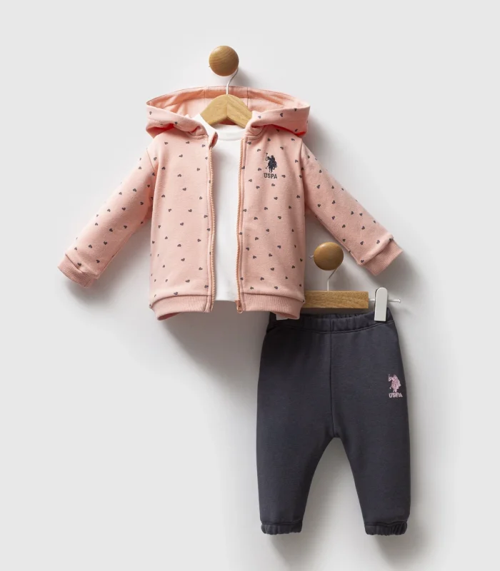 U.s. Polo Assn 3lü Takım Usb2766 Somon