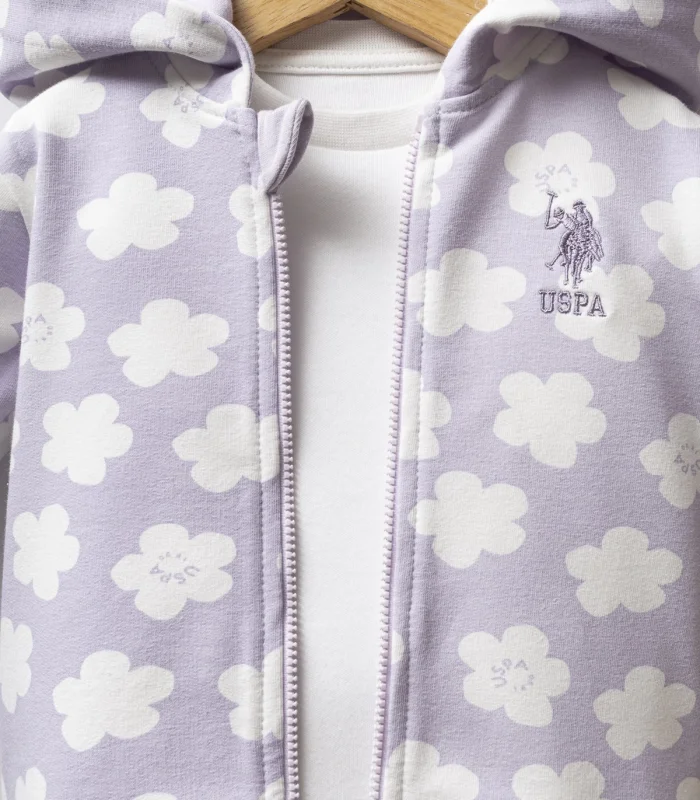 U.s. Polo Assn 3lü Takım Usb2771 Lila