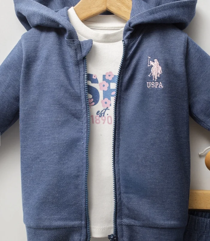 U.s. Polo Assn 3lü Takım Usb2778 Mavi