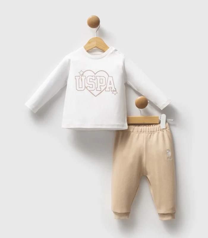 U.s. Polo Assn 3lü Takım Usb2779 Bej