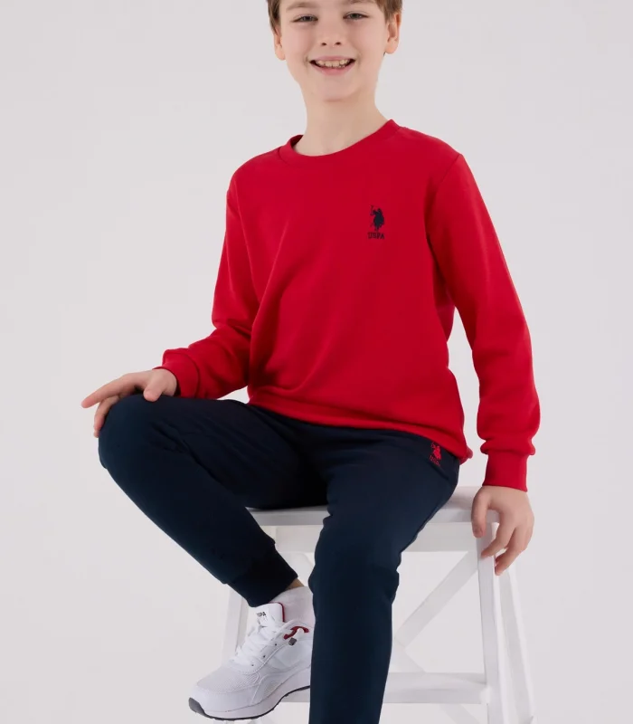 U.s. Polo Assn Eşofman Takımı Us2208-4 Kırmızı