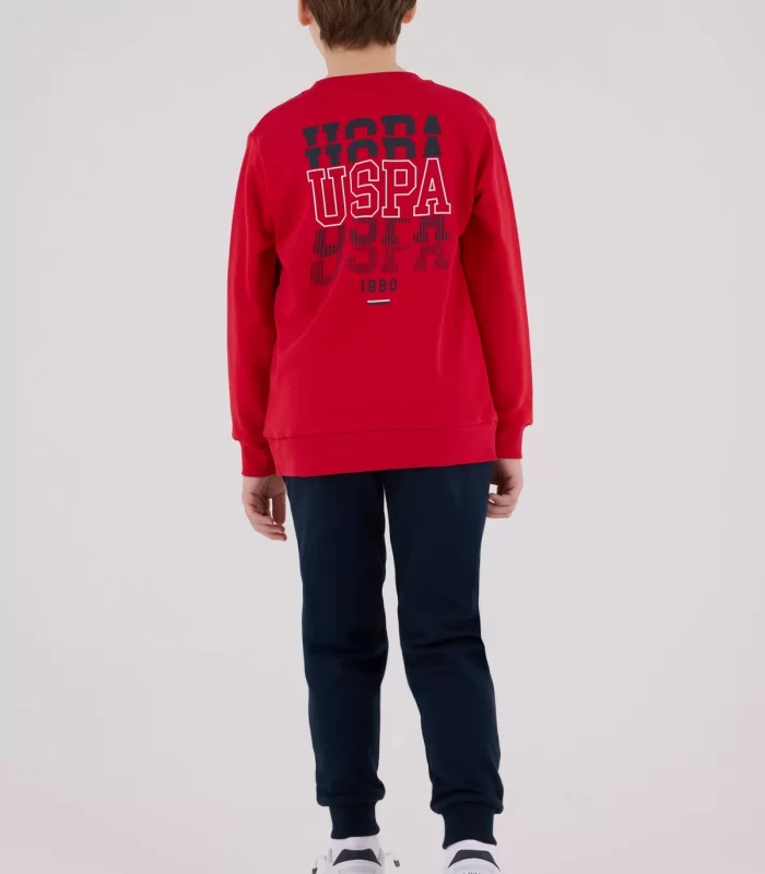 U.s. Polo Assn Eşofman Takımı Us2208-4 Kırmızı