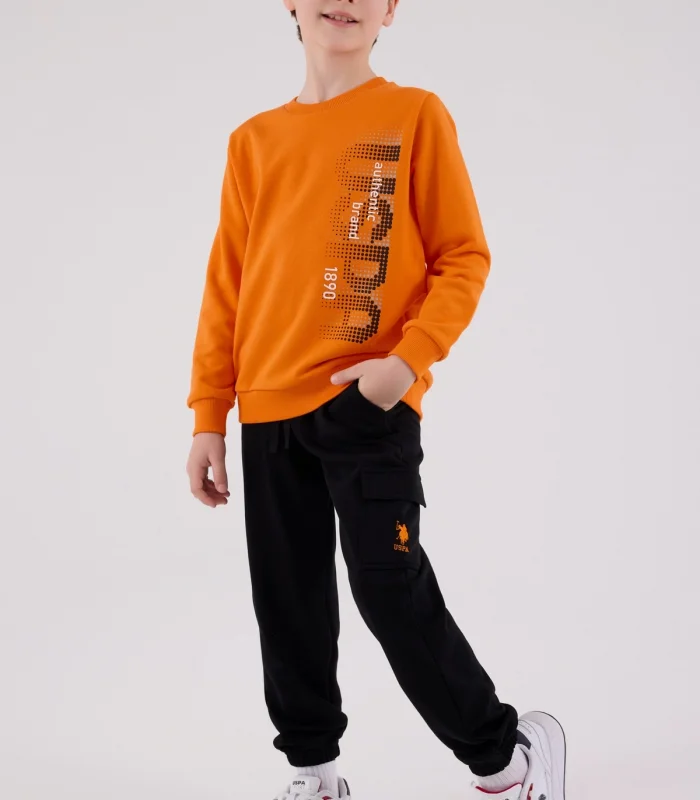 U.s. Polo Assn Eşofman Takımı Us2222-4 Turuncu