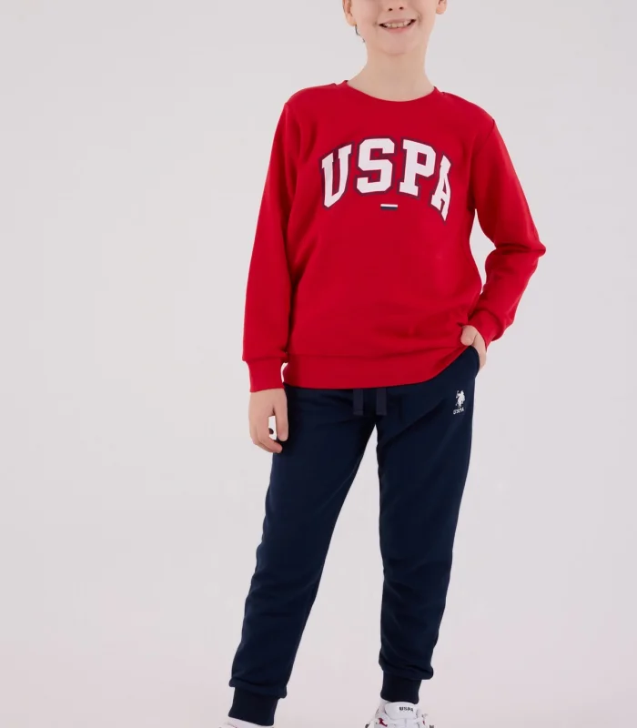 U.s. Polo Assn Eşofman Takımı Us2227-4 Kırmızı