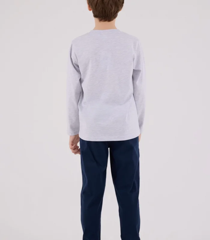 U.s. Polo Assn  Uzun Kol Pijama Takım Us2206-4 Karmelanj