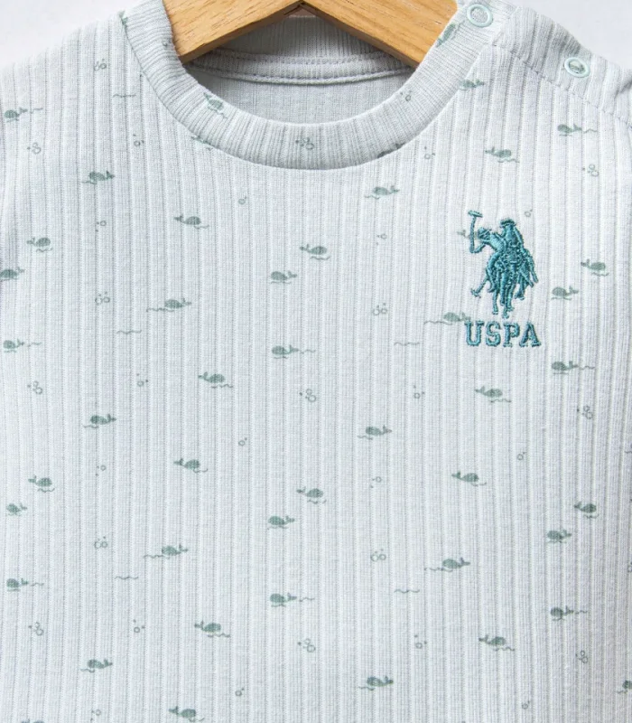 U.s Polo Bebek 2li Takım Usb2311 Su Yeşili