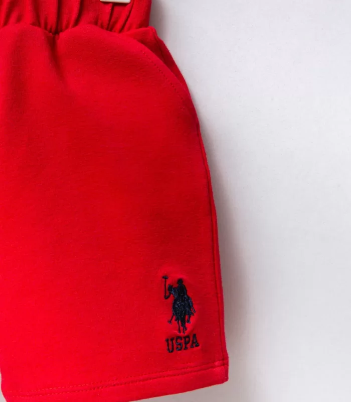 U.s Polo Bebek 2li Takım Usb2339 Beyaz Kırmızı