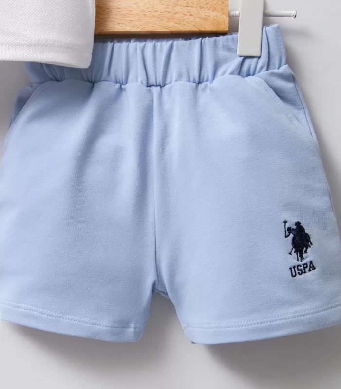 U.s Polo Bebek 2li Takım Usb2339 Beyaz-mavi