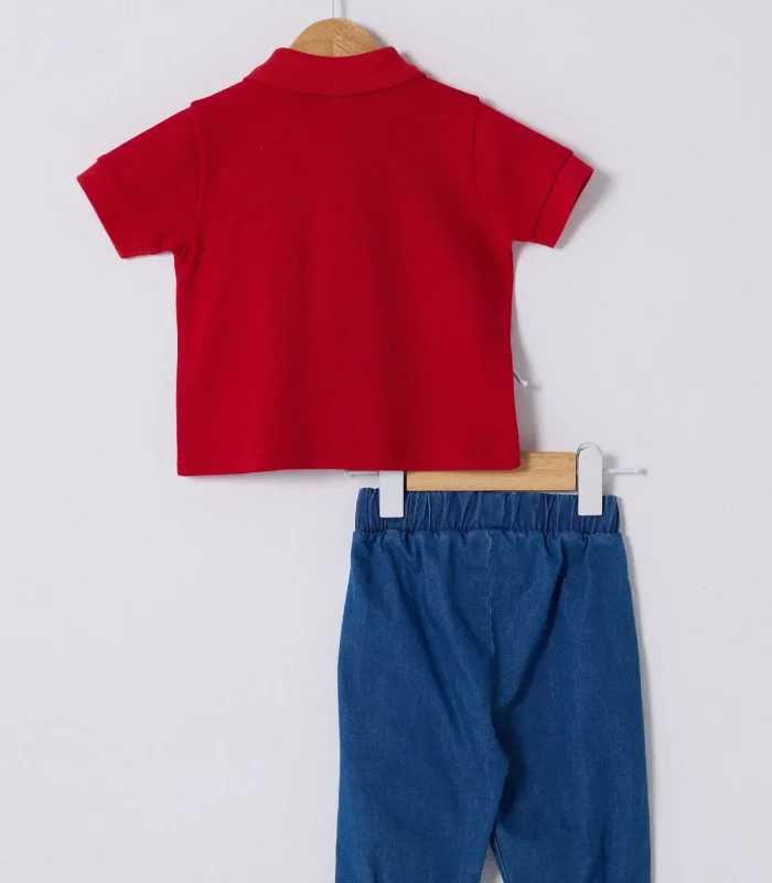 U.s Polo Bebek 2li Takım Usb2347 Kırmızı