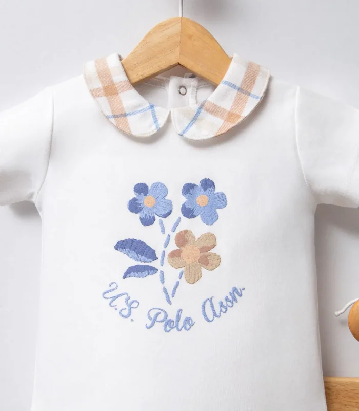 U.s Polo Bebek 2li Takım Usb2380 Beyaz
