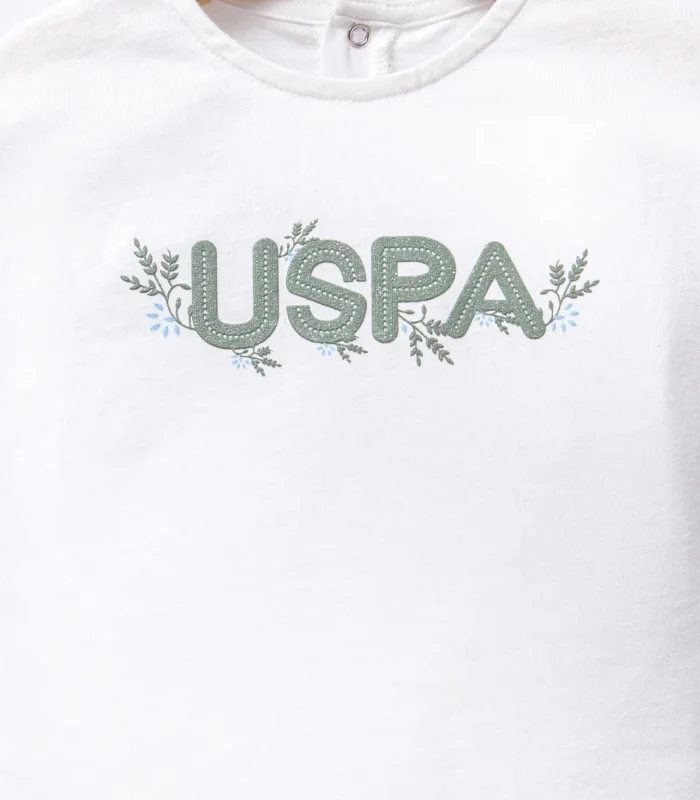 U.s Polo Bebek 2li Takım Usb2442 Beyaz