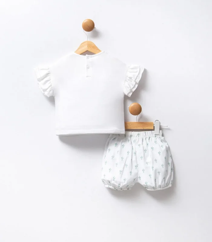 U.s Polo Bebek 2li Takım Usb2442 Beyaz