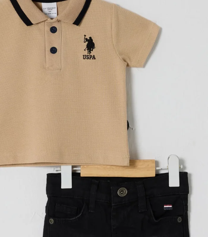 U.s Polo Bebek 2li Takım Usb2626 Bej