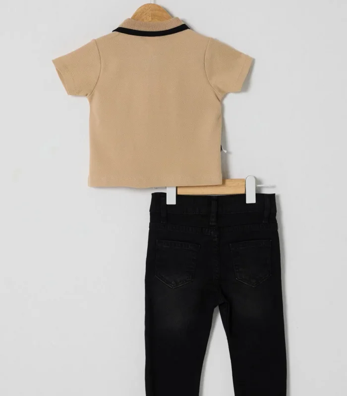 U.s Polo Bebek 2li Takım Usb2626 Bej