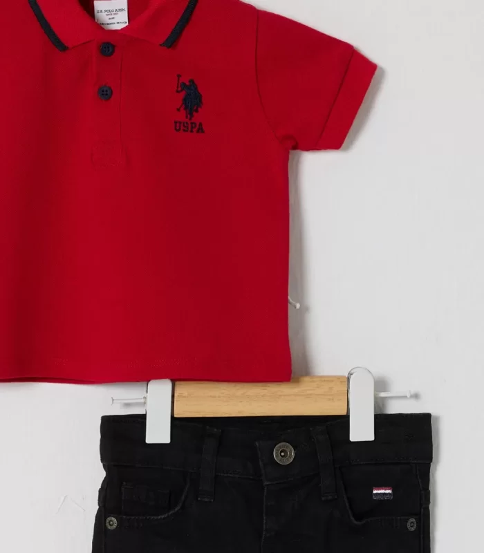 U.s Polo Bebek 2li Takım Usb2626 Kırmızı