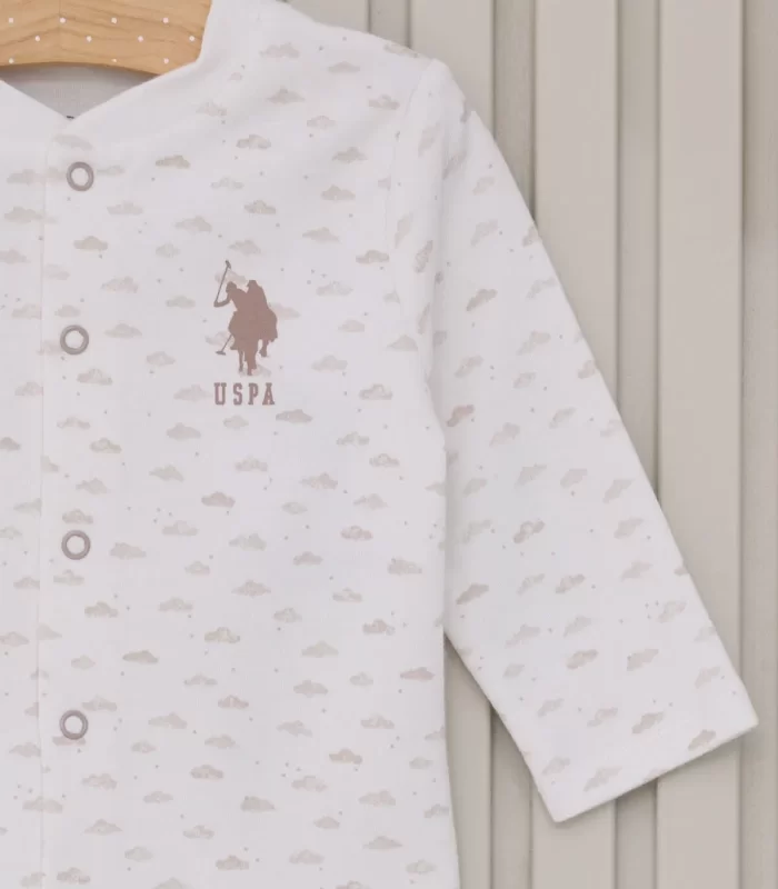U.s Polo Bebek 3lü Takım Usb2023 Krem