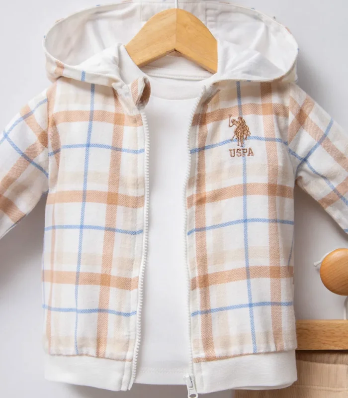 U.s Polo Bebek 3lü Takım Usb2382 Beyaz