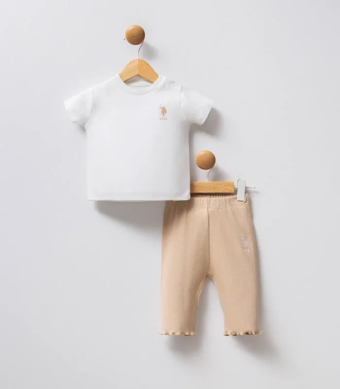 U.s Polo Bebek 3lü Takım Usb2382 Beyaz