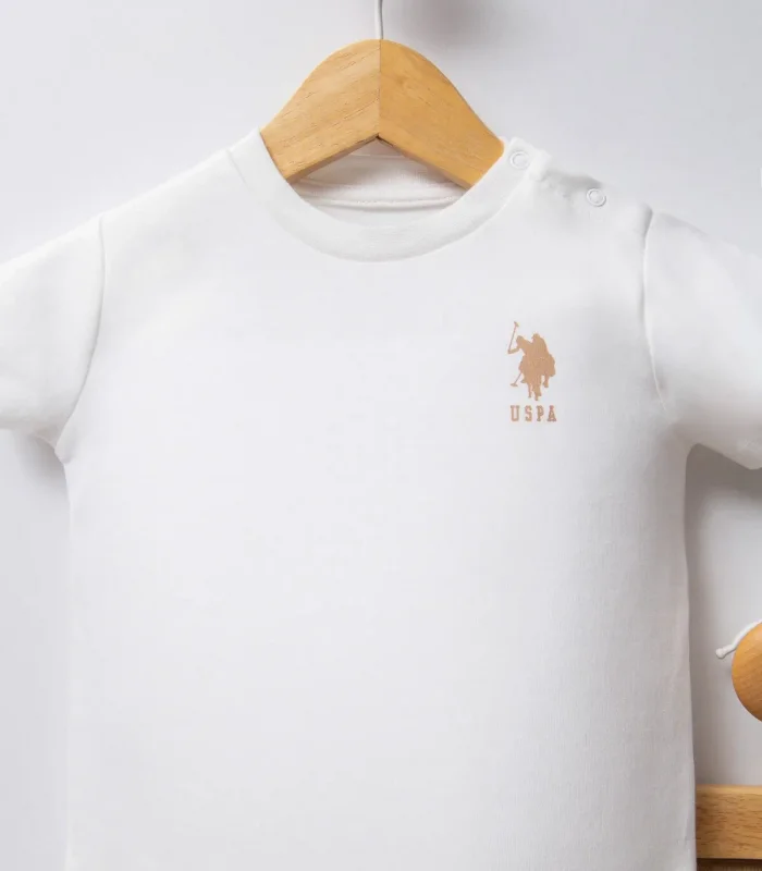 U.s Polo Bebek 3lü Takım Usb2382 Beyaz