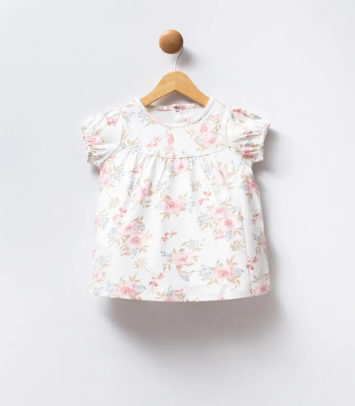 U.s Polo Bebek Elbise Usb2417 Beyaz