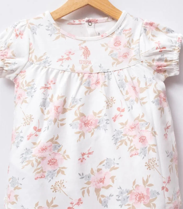 U.s Polo Bebek Elbise Usb2417 Beyaz