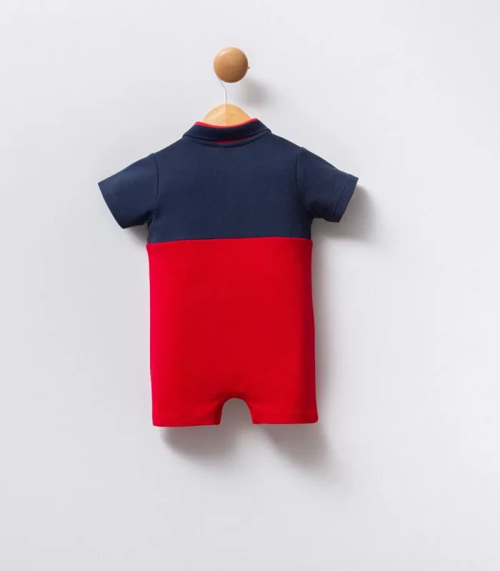 U.s Polo Bebek Tulum Usb2343 Lacivert-kırmızı