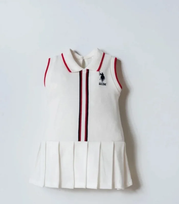 U.s. Polo Elbise Usb2960 Beyaz