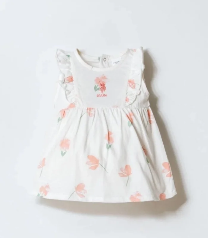 U.s. Polo Elbise Usb2985 Beyaz-pudra