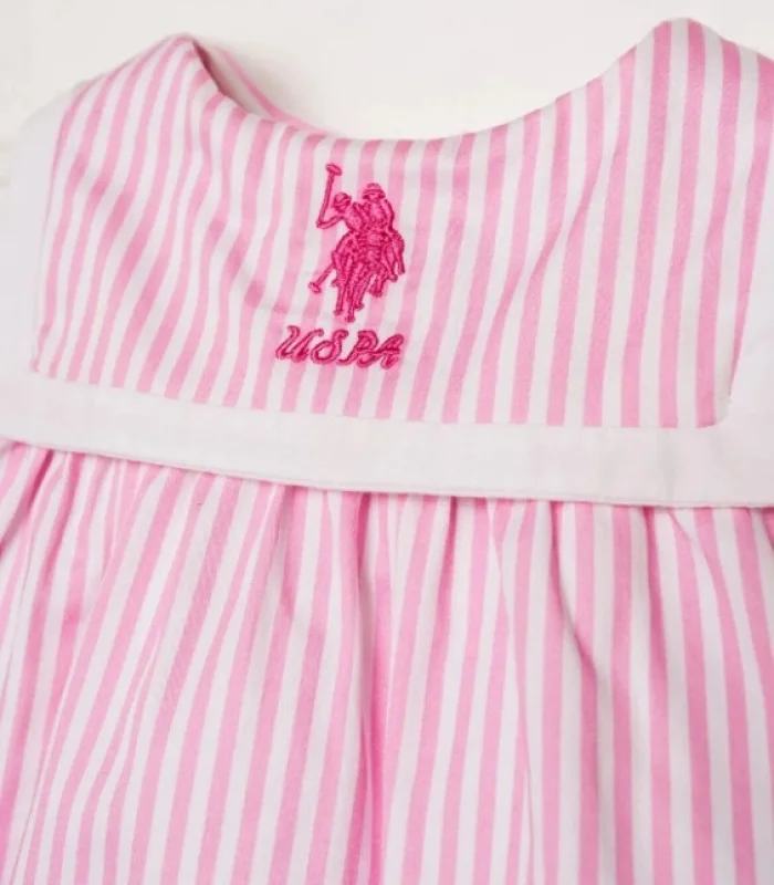 U.s. Polo Elbise Usb3014 Pembe