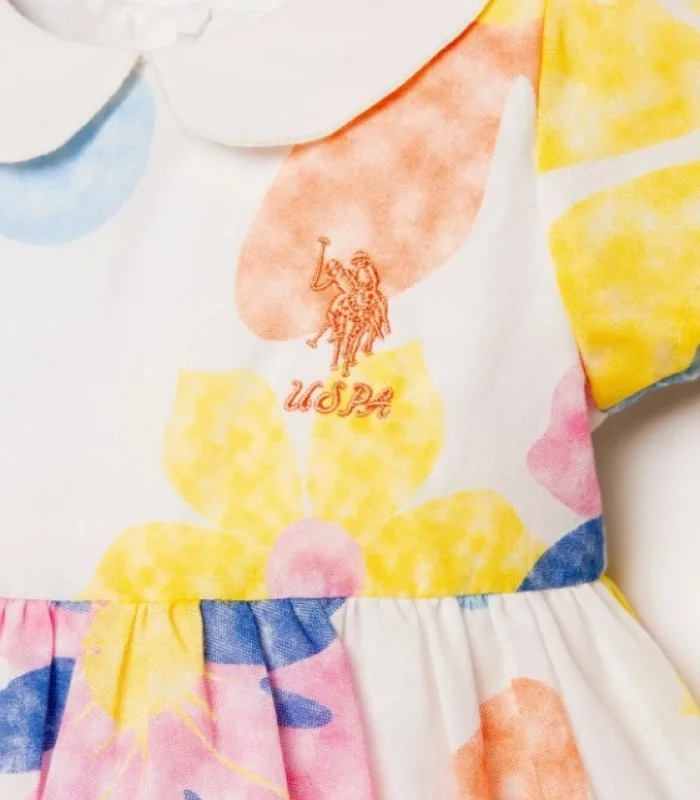 U.s. Polo Elbise Usb3036 Renkli